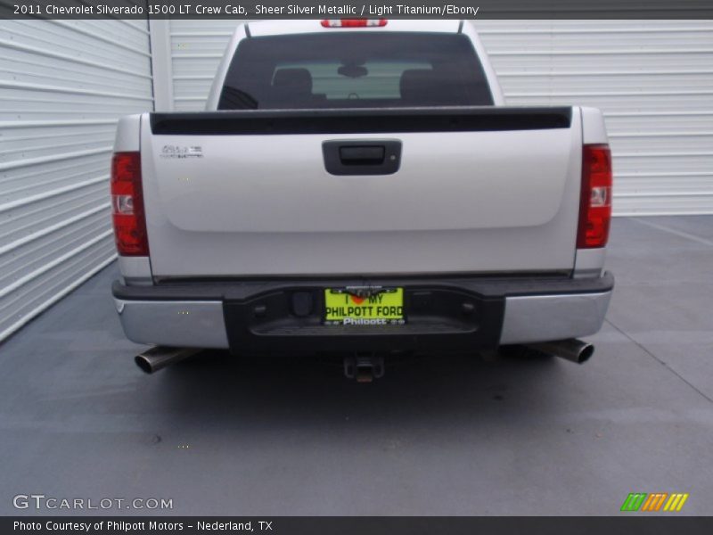 Sheer Silver Metallic / Light Titanium/Ebony 2011 Chevrolet Silverado 1500 LT Crew Cab