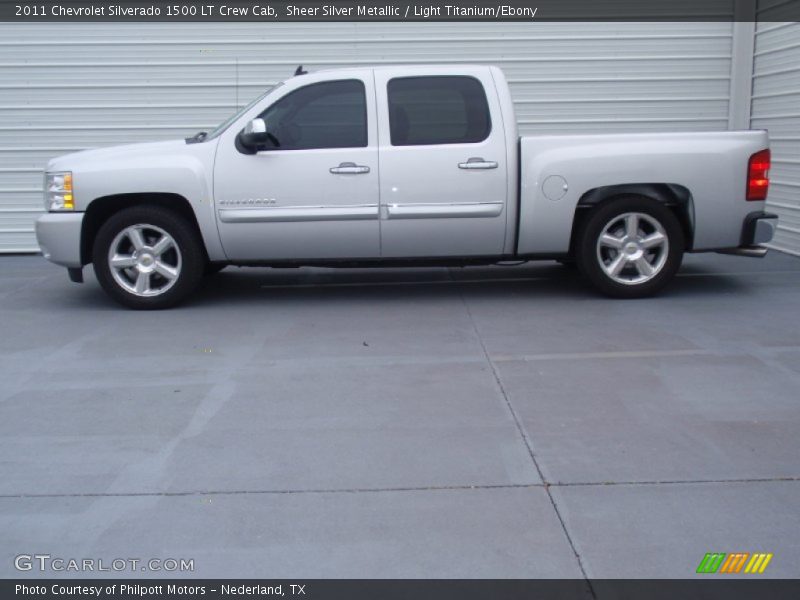 Sheer Silver Metallic / Light Titanium/Ebony 2011 Chevrolet Silverado 1500 LT Crew Cab