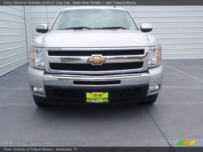 Sheer Silver Metallic / Light Titanium/Ebony 2011 Chevrolet Silverado 1500 LT Crew Cab
