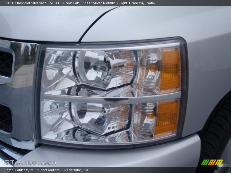 Sheer Silver Metallic / Light Titanium/Ebony 2011 Chevrolet Silverado 1500 LT Crew Cab