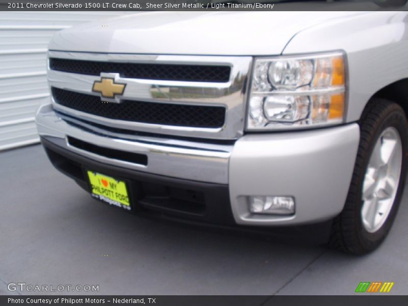 Sheer Silver Metallic / Light Titanium/Ebony 2011 Chevrolet Silverado 1500 LT Crew Cab