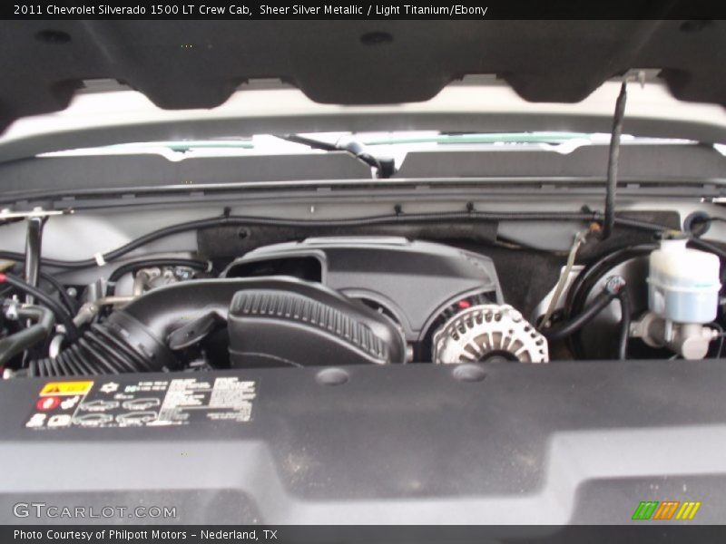 Sheer Silver Metallic / Light Titanium/Ebony 2011 Chevrolet Silverado 1500 LT Crew Cab