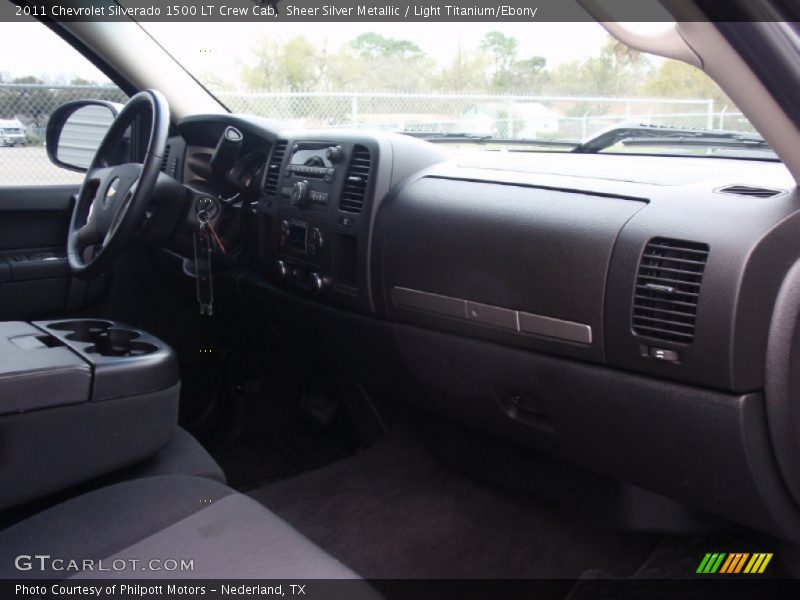 Sheer Silver Metallic / Light Titanium/Ebony 2011 Chevrolet Silverado 1500 LT Crew Cab