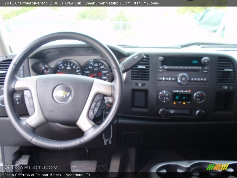 Sheer Silver Metallic / Light Titanium/Ebony 2011 Chevrolet Silverado 1500 LT Crew Cab