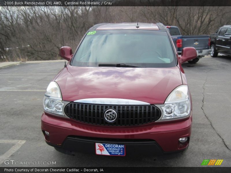 Cardinal Red Metallic / Gray 2006 Buick Rendezvous CXL AWD