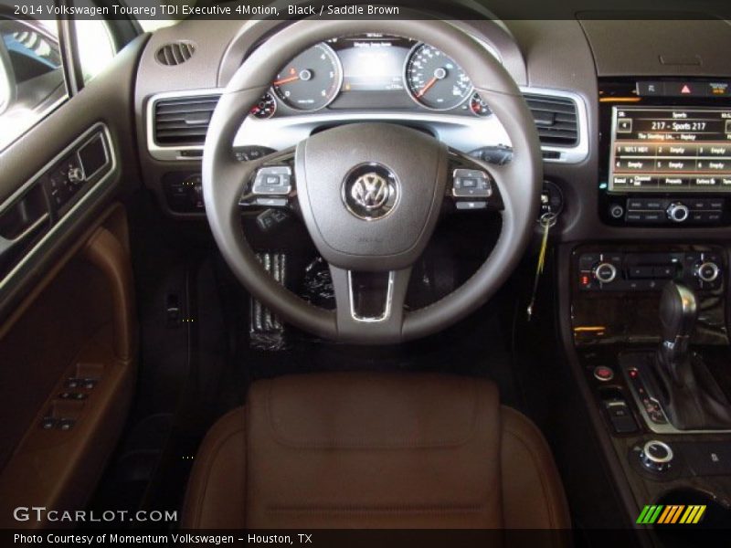 Black / Saddle Brown 2014 Volkswagen Touareg TDI Executive 4Motion