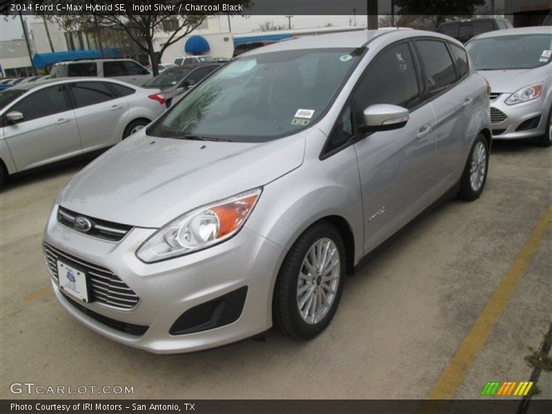 Ingot Silver / Charcoal Black 2014 Ford C-Max Hybrid SE