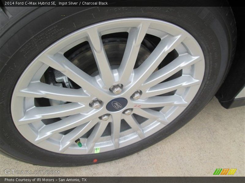 Ingot Silver / Charcoal Black 2014 Ford C-Max Hybrid SE