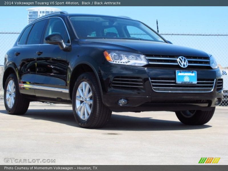 Black / Black Anthracite 2014 Volkswagen Touareg V6 Sport 4Motion