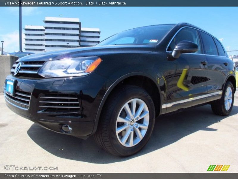 Black / Black Anthracite 2014 Volkswagen Touareg V6 Sport 4Motion
