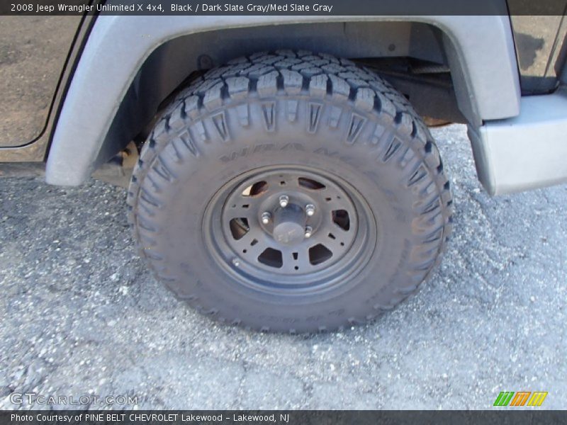 Black / Dark Slate Gray/Med Slate Gray 2008 Jeep Wrangler Unlimited X 4x4
