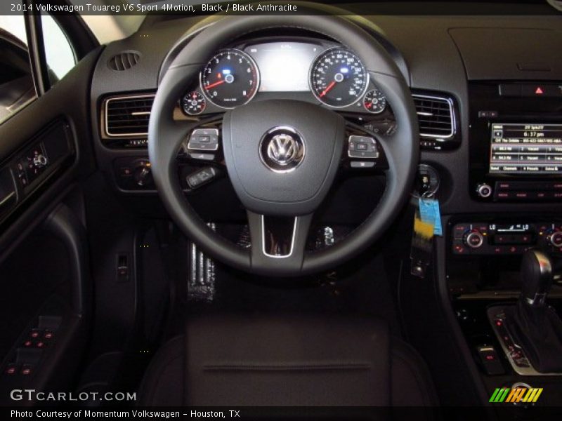 Black / Black Anthracite 2014 Volkswagen Touareg V6 Sport 4Motion