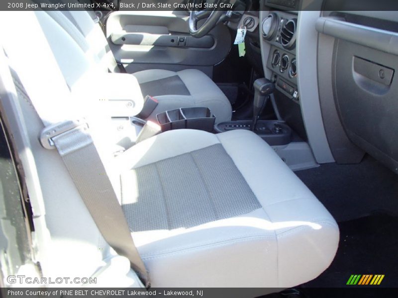 Black / Dark Slate Gray/Med Slate Gray 2008 Jeep Wrangler Unlimited X 4x4