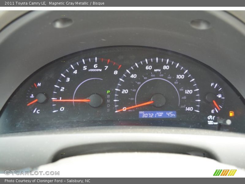 Magnetic Gray Metallic / Bisque 2011 Toyota Camry LE