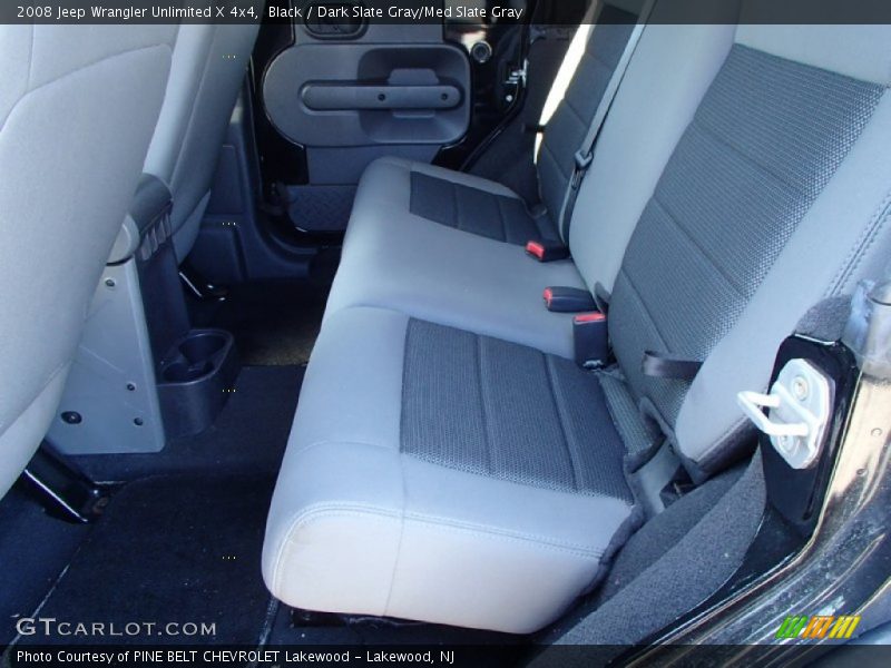 Black / Dark Slate Gray/Med Slate Gray 2008 Jeep Wrangler Unlimited X 4x4