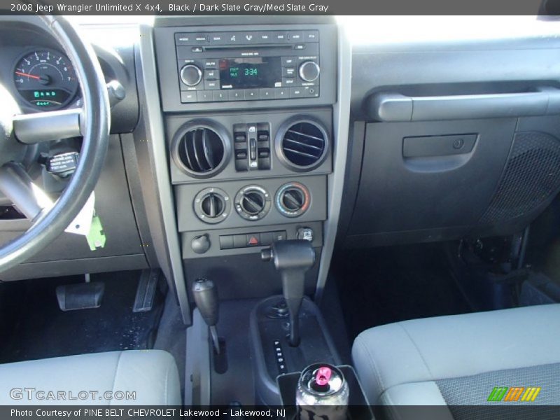 Black / Dark Slate Gray/Med Slate Gray 2008 Jeep Wrangler Unlimited X 4x4