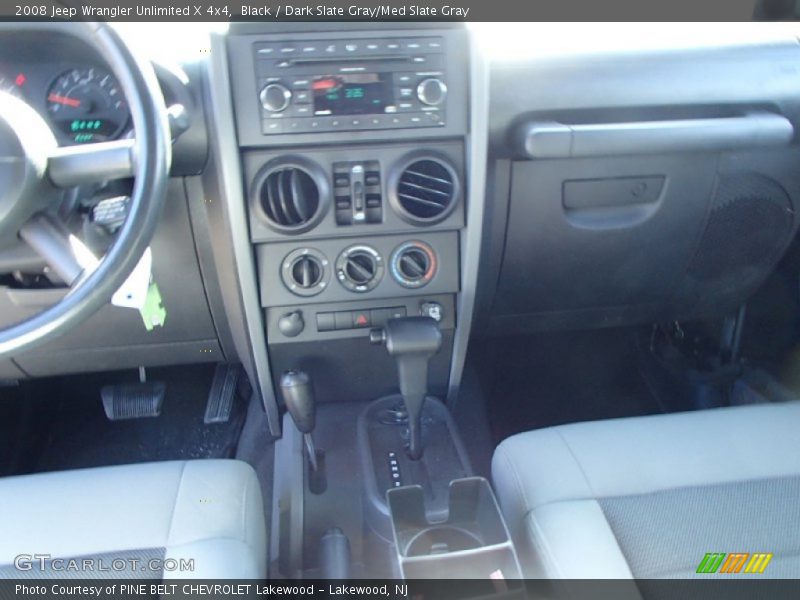 Black / Dark Slate Gray/Med Slate Gray 2008 Jeep Wrangler Unlimited X 4x4