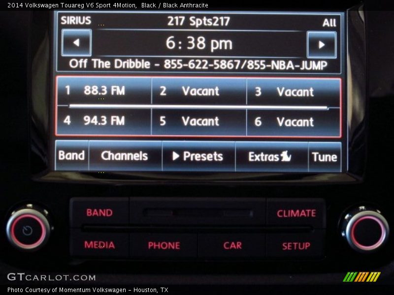 Black / Black Anthracite 2014 Volkswagen Touareg V6 Sport 4Motion