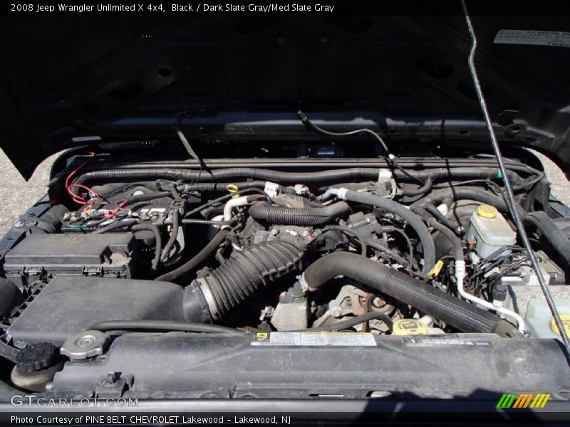 Black / Dark Slate Gray/Med Slate Gray 2008 Jeep Wrangler Unlimited X 4x4