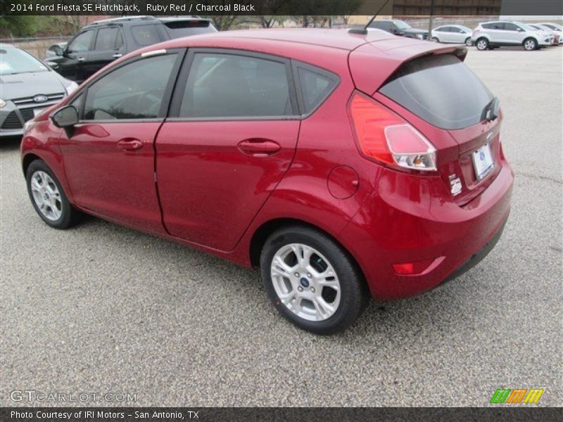 Ruby Red / Charcoal Black 2014 Ford Fiesta SE Hatchback