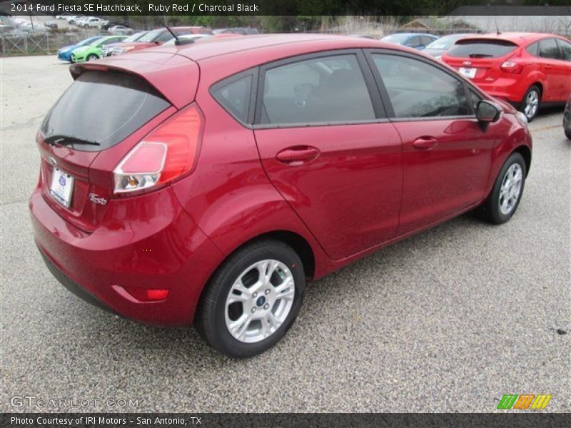 Ruby Red / Charcoal Black 2014 Ford Fiesta SE Hatchback
