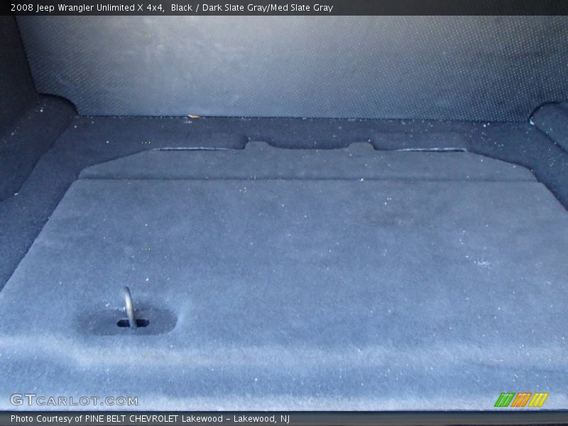 Black / Dark Slate Gray/Med Slate Gray 2008 Jeep Wrangler Unlimited X 4x4