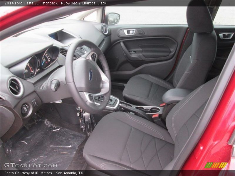 Ruby Red / Charcoal Black 2014 Ford Fiesta SE Hatchback
