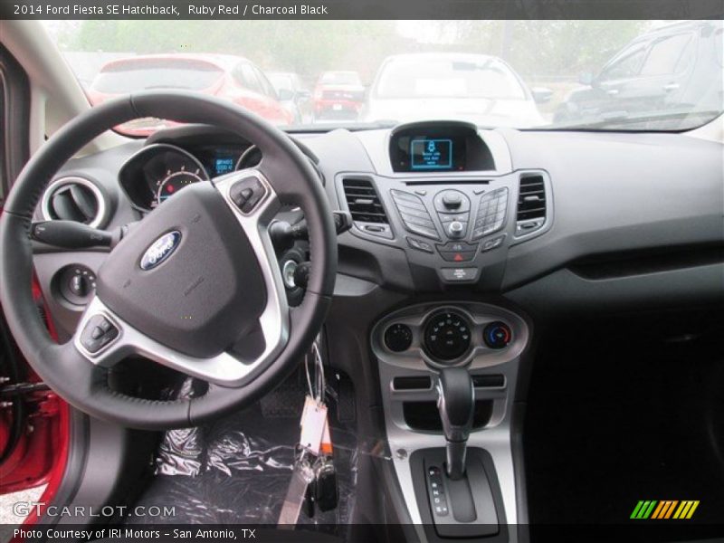 Ruby Red / Charcoal Black 2014 Ford Fiesta SE Hatchback