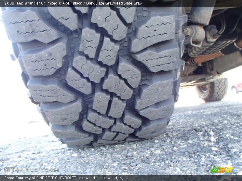 Black / Dark Slate Gray/Med Slate Gray 2008 Jeep Wrangler Unlimited X 4x4