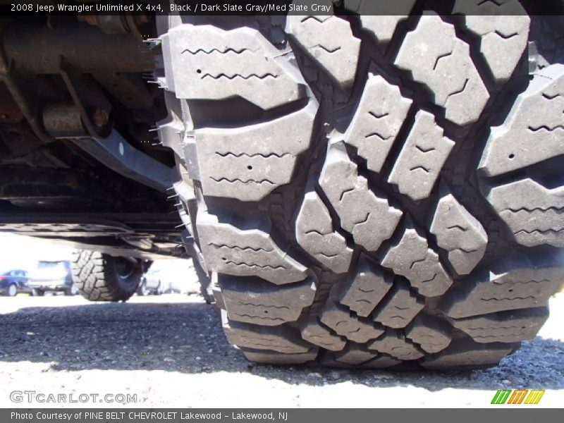 Black / Dark Slate Gray/Med Slate Gray 2008 Jeep Wrangler Unlimited X 4x4