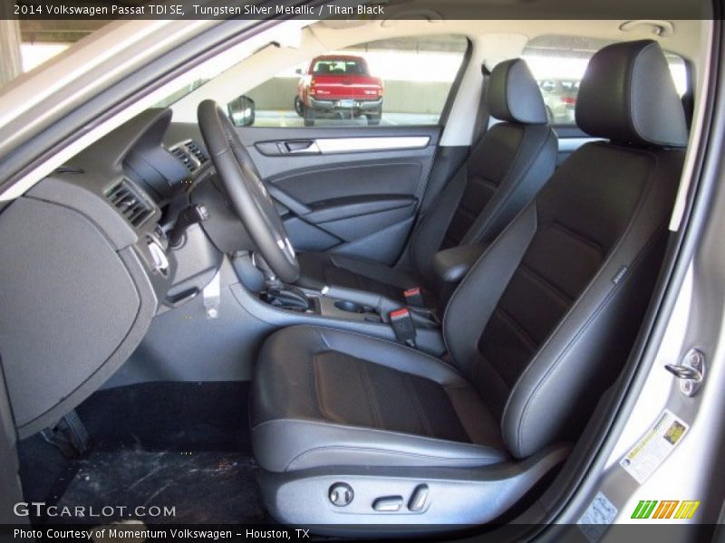 Tungsten Silver Metallic / Titan Black 2014 Volkswagen Passat TDI SE