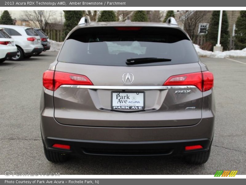 Amber Brownstone / Parchment 2013 Acura RDX Technology AWD