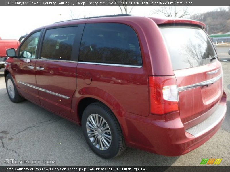 Deep Cherry Red Crystal Pearl / Dark Frost Beige/Medium Frost Beige 2014 Chrysler Town & Country Touring-L