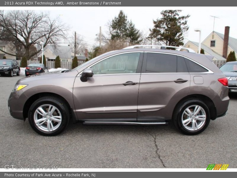 Amber Brownstone / Parchment 2013 Acura RDX Technology AWD