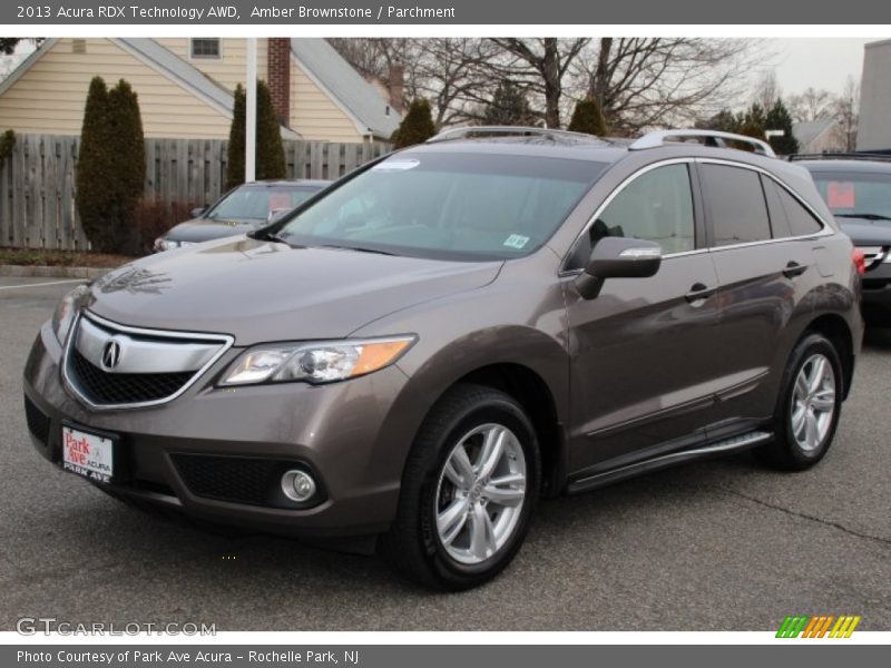 Amber Brownstone / Parchment 2013 Acura RDX Technology AWD