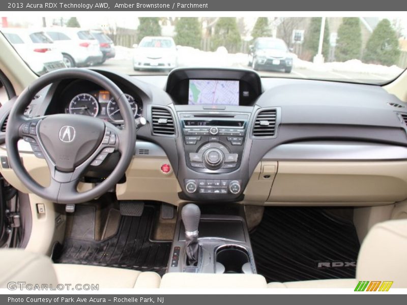 Amber Brownstone / Parchment 2013 Acura RDX Technology AWD