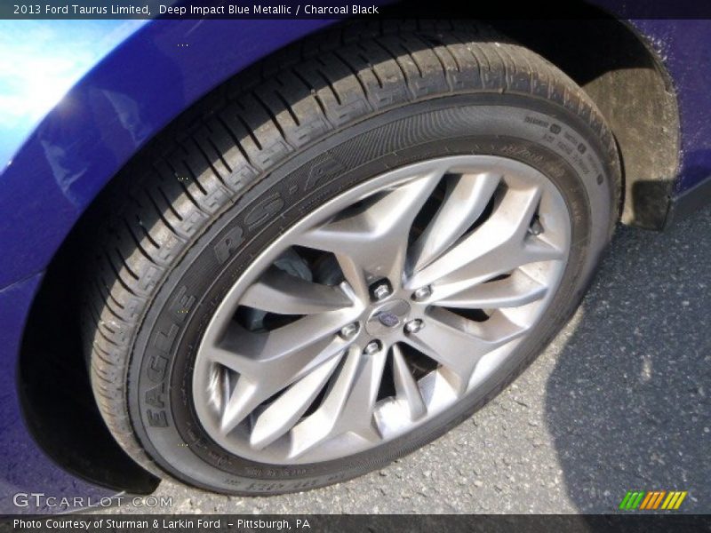 Deep Impact Blue Metallic / Charcoal Black 2013 Ford Taurus Limited