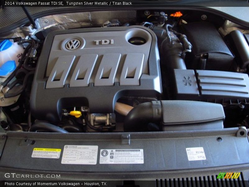 Tungsten Silver Metallic / Titan Black 2014 Volkswagen Passat TDI SE