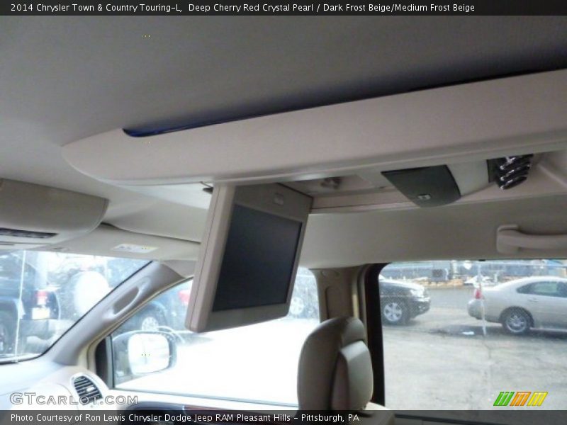 Deep Cherry Red Crystal Pearl / Dark Frost Beige/Medium Frost Beige 2014 Chrysler Town & Country Touring-L
