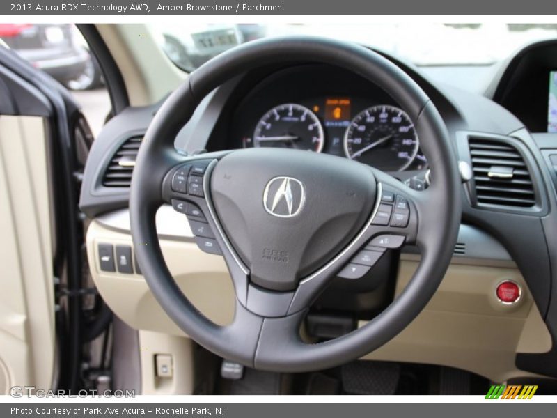 Amber Brownstone / Parchment 2013 Acura RDX Technology AWD
