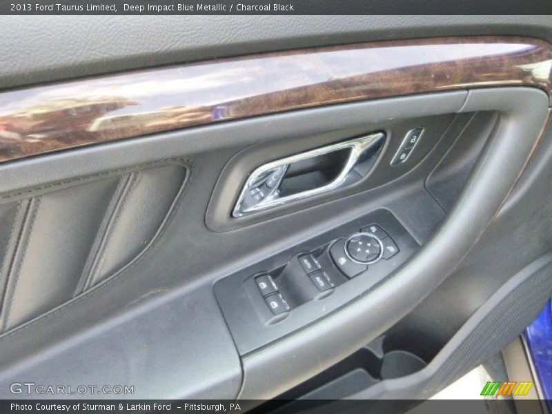 Deep Impact Blue Metallic / Charcoal Black 2013 Ford Taurus Limited