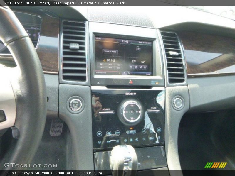 Deep Impact Blue Metallic / Charcoal Black 2013 Ford Taurus Limited
