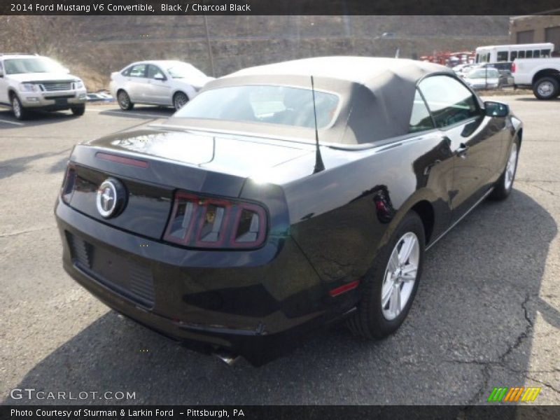 Black / Charcoal Black 2014 Ford Mustang V6 Convertible