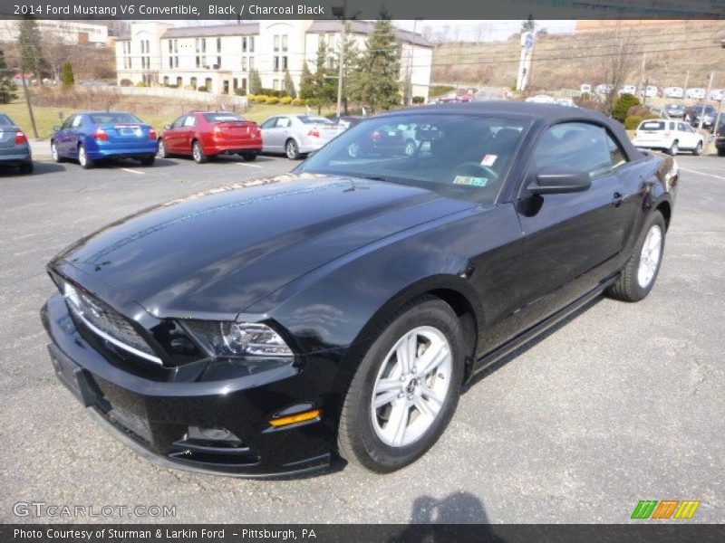 Black / Charcoal Black 2014 Ford Mustang V6 Convertible