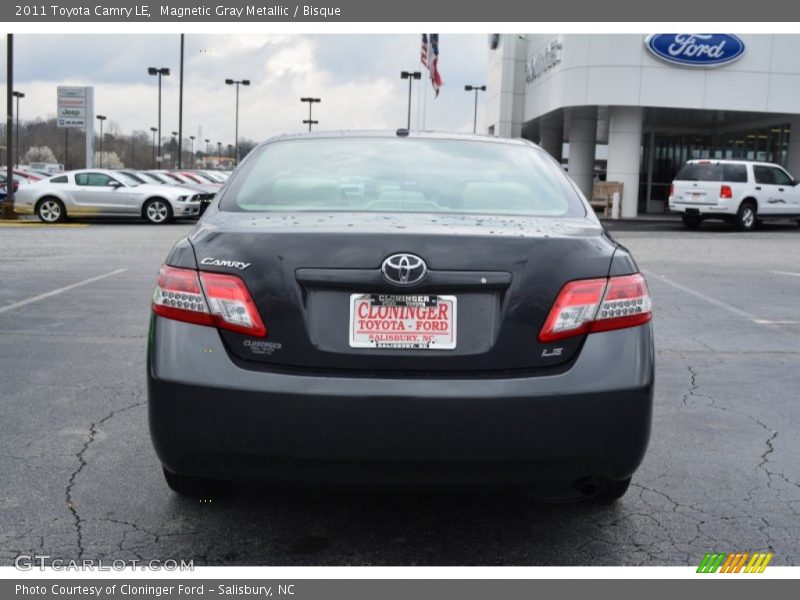 Magnetic Gray Metallic / Bisque 2011 Toyota Camry LE