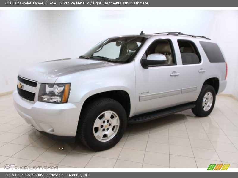 Silver Ice Metallic / Light Cashmere/Dark Cashmere 2013 Chevrolet Tahoe LT 4x4