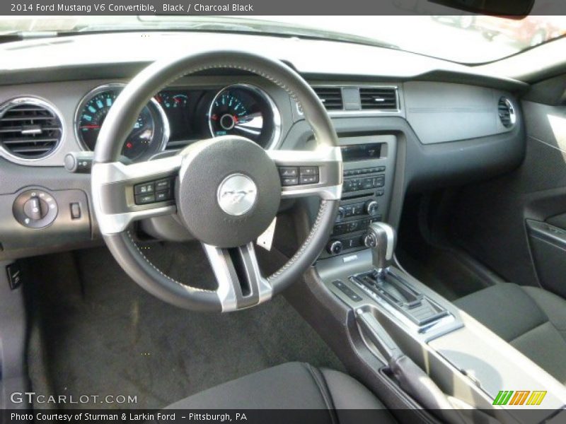 Black / Charcoal Black 2014 Ford Mustang V6 Convertible