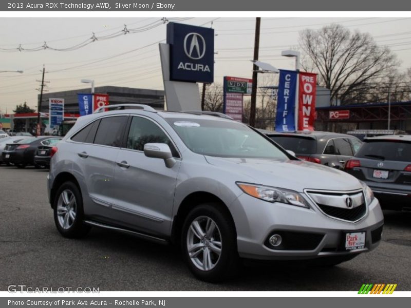 Silver Moon / Ebony 2013 Acura RDX Technology AWD