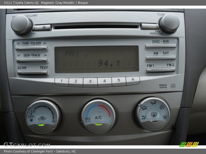 Magnetic Gray Metallic / Bisque 2011 Toyota Camry LE
