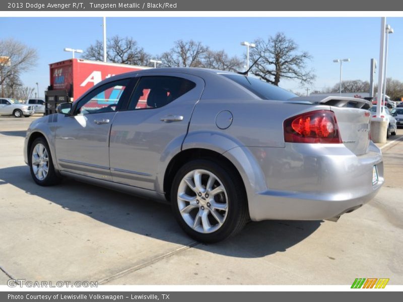 Tungsten Metallic / Black/Red 2013 Dodge Avenger R/T